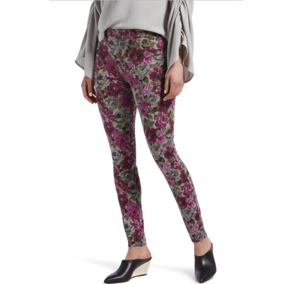 Hue Tuscany Rose Denim Legging Sz S - Picture 1 of 9